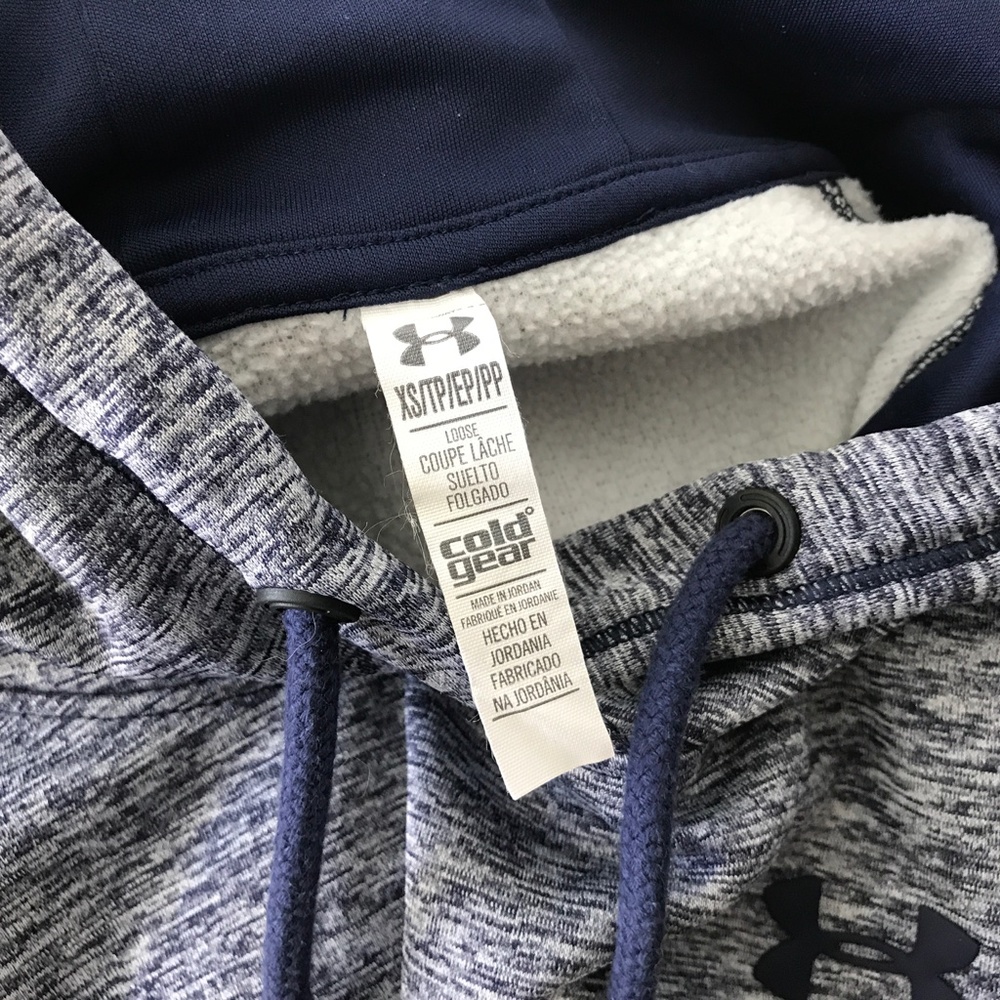 Under Armour Storm Logo Twist Fleece Hoodie #376 - Picture 2 of 8